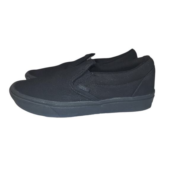 Vans Comfy Cush Women's Slip-on Casual Sneakers Solid Black US 7 New Condition - Picture 1 of 8